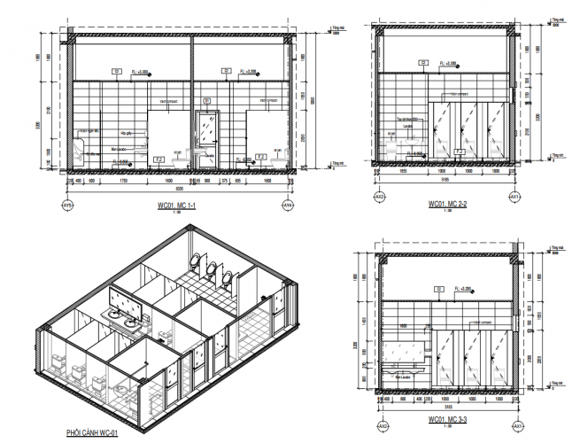 WC layout